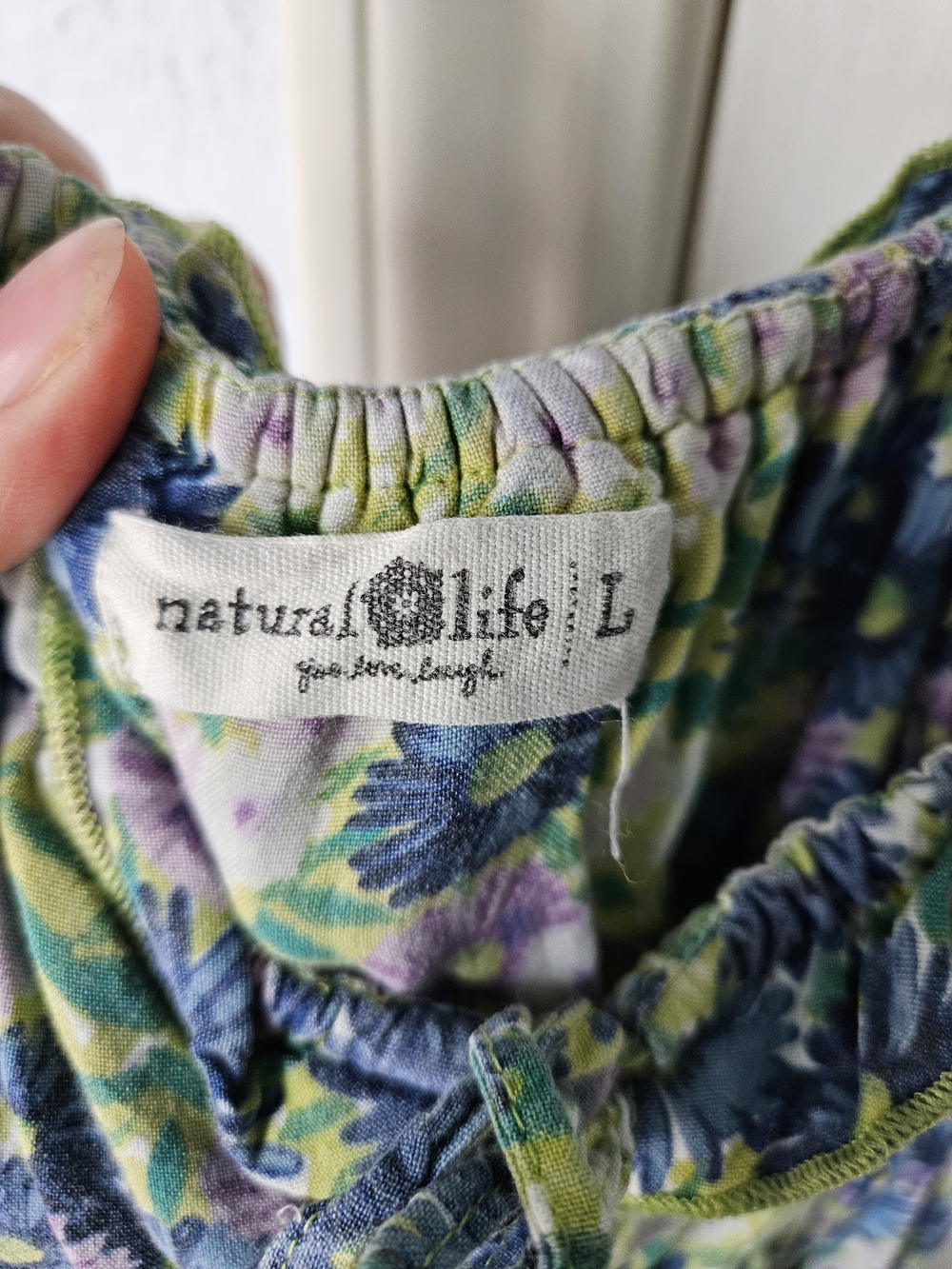 Natural Life Elizabeth Maxi Dress - Green Floral - Picture 3 of 5